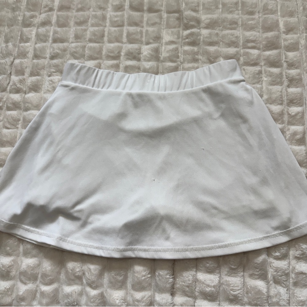 Varley Small White Skort Skirt ~ Lined Athletic Athleisure Tennis Pickleball - Picture 2 of 7